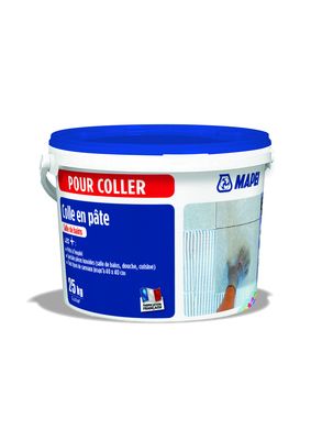 Colle pâte pièce humide salle de bain 25 kg MAPEI