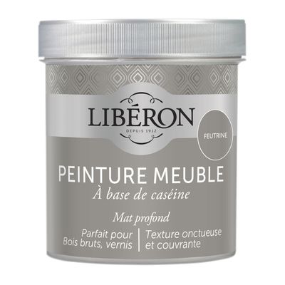 Peinture meuble bois à la caséine mat feutrine 0,5 L LIBERON