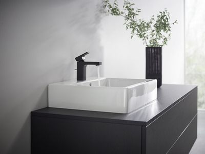 Robinet de salle de bain Noir mat Vernis Shape 100 - HANSGROHE