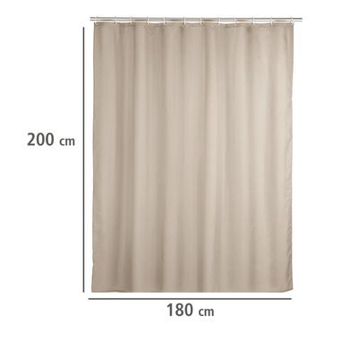 Rideau polyester beige 180 x 200 cm