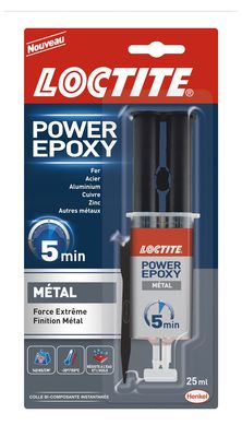 Colle epoxy Metal 25ml LOCTITE