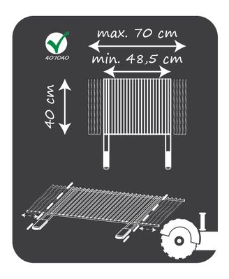 Grille découplable 70 x 40 SOMAGIC