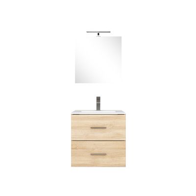 Meuble de salle de bains bois L 60 cm Volta