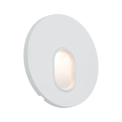 Spot encastré mural rond blanc 1,7W 2700K PAULMANN